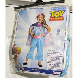 Toy Story 4 Bo Peep Deluxe Child Costume Girls Jumpsuit Cape Disney Disguise 7-8